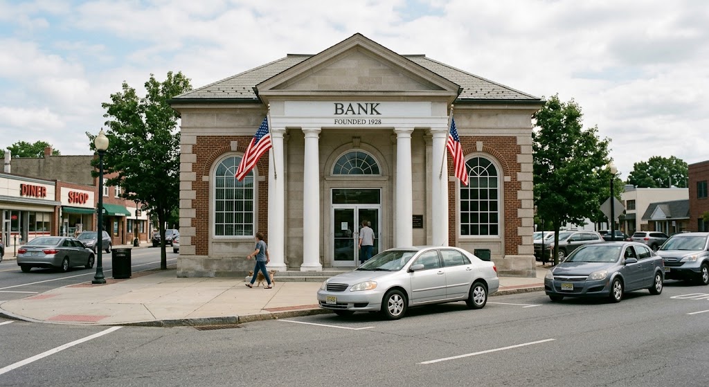 Driver reviewing auto finance company refinance offer on a car loan statement