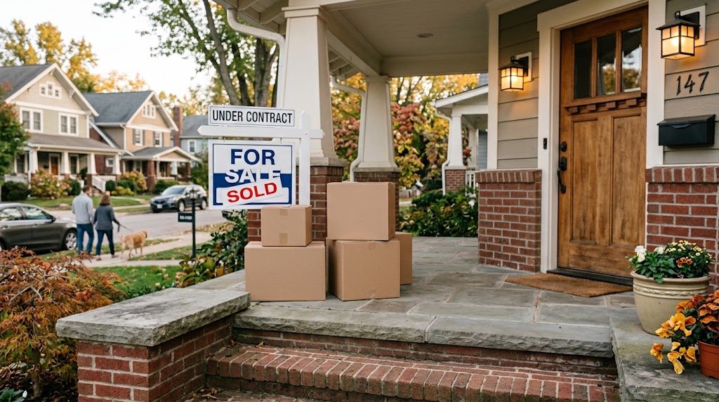 Homebuyer reviewing a low house appraisal report in a competitive real estate market