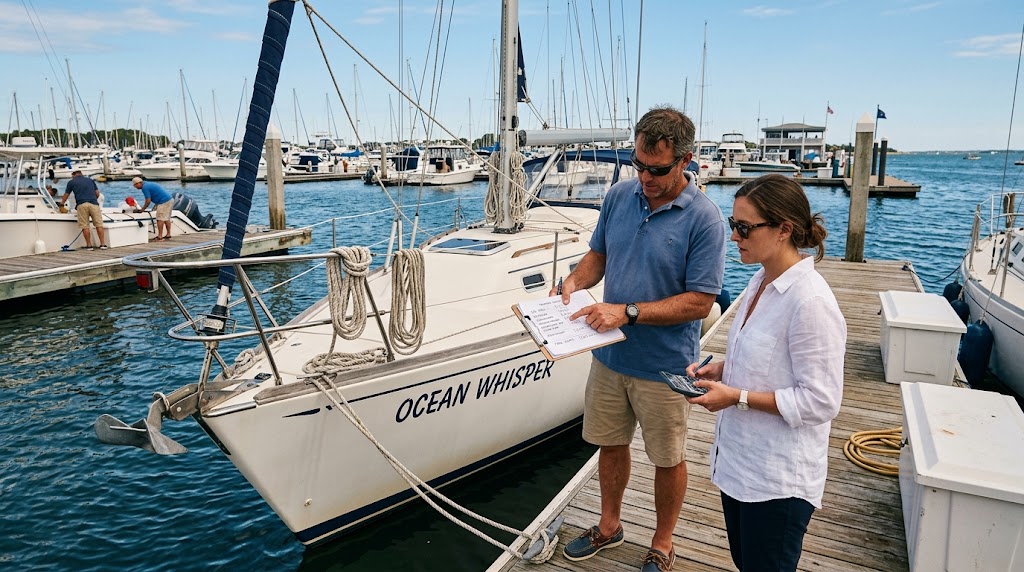 Boat loan calculator guide: saltwater slip fees and boat upkeep costs for a boat docked at a coastal marina